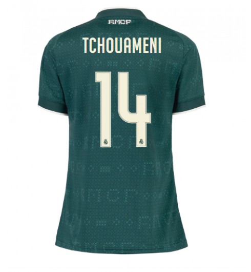 Real Madrid Aurelien Tchouameni #14 Bortedrakt Dame 2026-27 Korte ermer Real Madrid Aurelien Tchouameni #14 Bortedrakt Dame 2026-27 Korte ermer